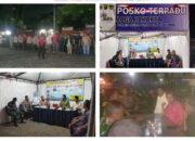 Patroli Malam Minggu, Koramil 04/Pulogadung Bersama Warga Perkuat Keamanan Wilayah