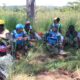 Prajurit Garuda INDORDB XXXIX-G MONUSCO Tebar Bakti Nyata di Pelosok Desa Boga Afrika