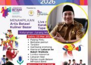 Lebaran Betawi Tangsel 2026 Hadir di Pondok Aren, Camat Hendra Ajak Warga Lestarikan Budaya Betawi