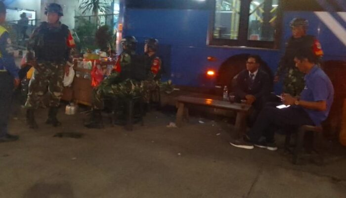 Perkuat Keamanan Wilayah, Koramil Jatinegara Gelar Patroli/Siskamling Keliling