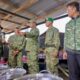 Wapang TNI Dampingi Menhan RI Tinjau Yonif TP 808/Mbaham Matta di Papua Barat