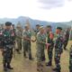 Pastikan Kesiapan Tugas, Satgas Pamtas Yonarhanud 2 Kostrad Terima Kunjungan Asops Panglima TNI di Pos Haumeniana