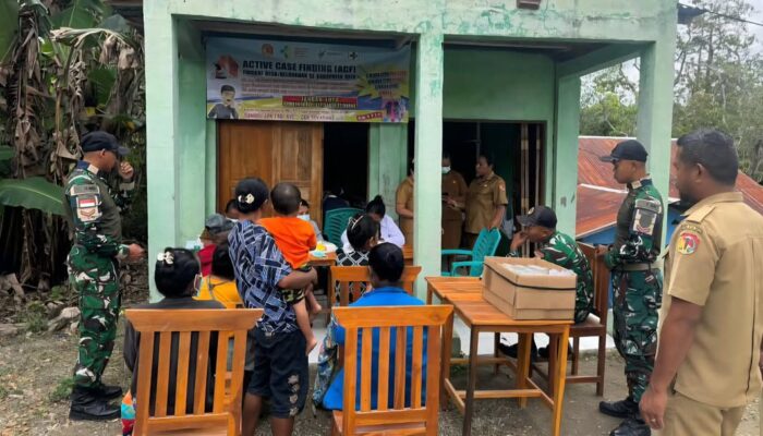 Yonarmed 12 Kostrad Bergerak di Perbatasan, Pos Laktutus Perkuat Upaya Pencegahan TBC bagi Warga Belu