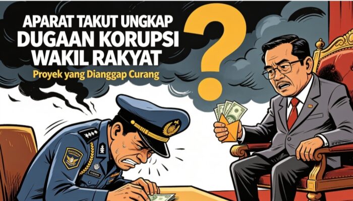 Ironi Negara Hukum, Ketika Penegak Hukum “Gemetar” Mengusut Wakil Rakyat