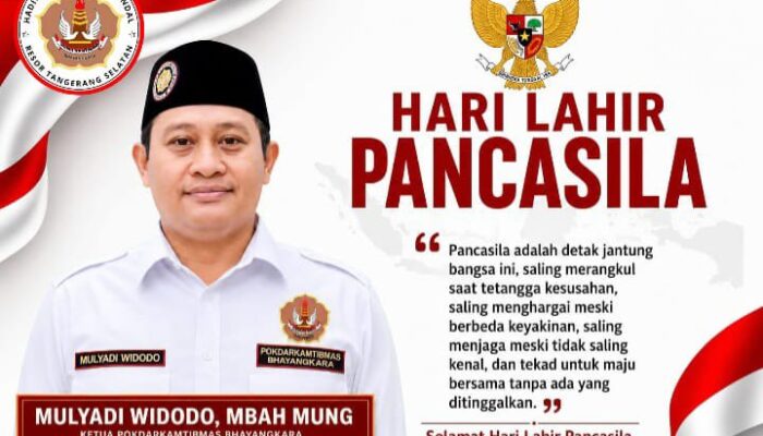 Ketua Pokdarkamtibmas Bhayangkara Resor Tangerang Selatan Ajak Masyarakat Amalkan Nilai-Nilai Pancasila dalam Kehidupan Sehari-hari