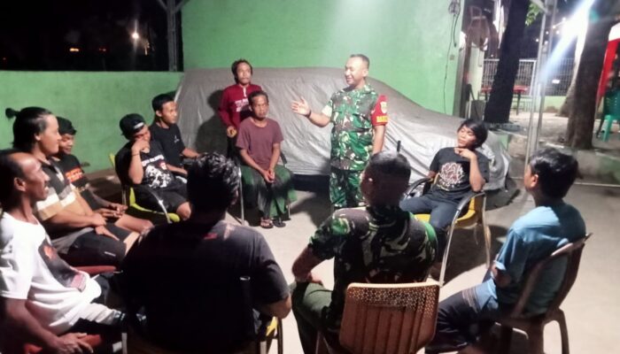 Koramil 06/Cakung Bersama Tiga Pilar dan Warga Gelar Patroli Malam, Perkuat Kamtibmas dan Antisipasi Banjir