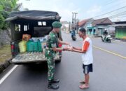 Jumat Berkah Yonif 323 Kostrad, Tebar Kepedulian dan Kebahagiaan untuk Masyarakat Kota Banjar