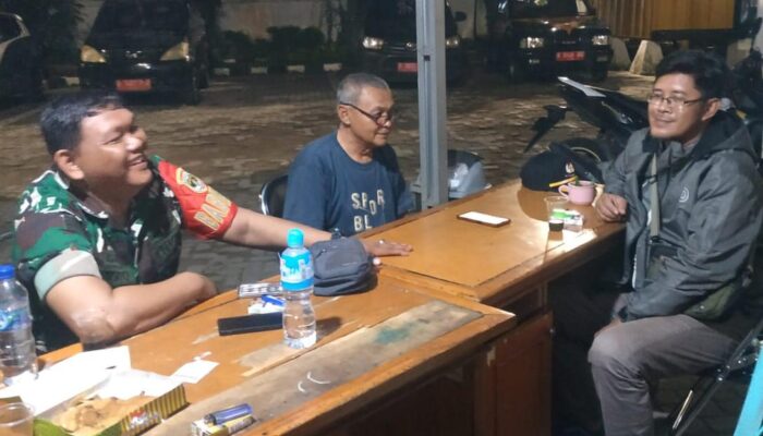 Waspada dan Peduli Lingkungan, Koramil 06/Cakung Gelar Patroli/Siskamling