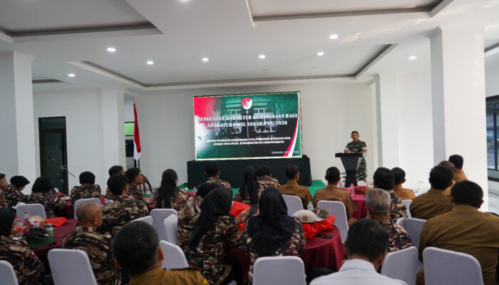 Tanamkan Semangat Bela Negara, Korem 051/Wijayakarta Gelar Penguatan Karakter Kebangsaan ASN 2026
