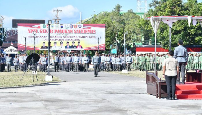 Amankan Pilkades Serentak 2026, Bupati Pemalang Siagakan Satlinmas dan Kukuhkan Duta Pancasila