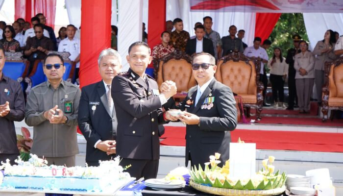 Upacara HUT Bhayangkara Polres Tapanuli Utara Berjalan Khidmat, Tema 80 Tahun Mengabdi, Polri untuk Masyarakat