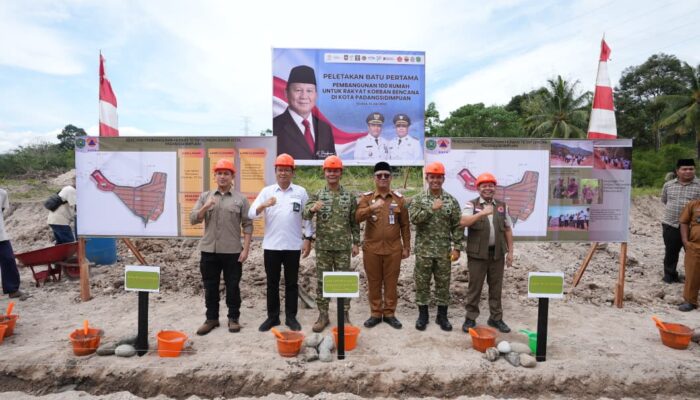 Wakil Ketua 1 Satgas PRR Letjen TNI Richard Tampubolon Tinjau Padang Sidimpuan dan Tapanuli Selatan Sumatera Utara. 
