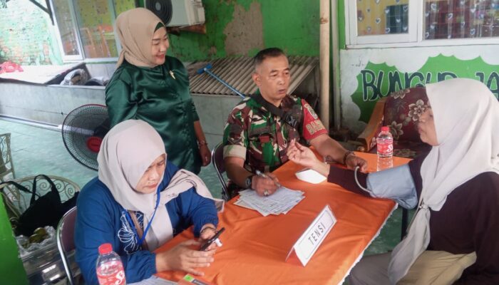 Koramil 05/Kramat Jati Gelar Serbuan Kesehatan Teritorial, Wujud Nyata Kepedulian TNI Terhadap Kesehatan Masyarakat