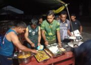 Jaga Stamina Demi Pengabdian, Satgas TMMD Ke-129 Kodim 1807/Sorong Selatan Bagikan Vitamin dan Santap Malam Bersama Warga