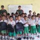 Satgas Yonarmed 12 Kostrad Tanamkan Semangat Belajar dan Cinta Tanah Air di Wilayah Perbatasan