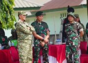 Pangdivif 1 Kostrad Dampingi Pangkogabwilhan I Tinjau Kesiapan Latihan Terintegrasi TNI TA 2026 di Yonif 328 Kostrad