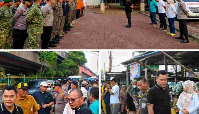 Tertibkan PKL di Kawasan Pasar Ciputat, Kecamatan Ciputat Libatkan Unsur Gabungan Demi Kelancaran Lalu Lintas