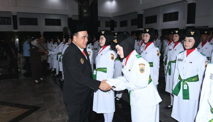 Siap Kibarkan Merah Putih di HUT ke-81 RI, 75 Anggota Paskibraka Pemalang Resmi Dikukuhkan