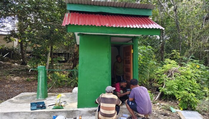 Rehab MCK Hampir Rampung, Satgas TMMD Ke-129 Kodim 1807/Sorong Selatan Tingkatkan Kualitas Sanitasi Warga Kampung Sesor