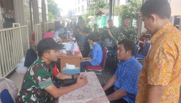 Wujud Nyata Kepedulian TNI, Kodim 0505/JT Gelar Bakti Kesehatan Teritorial