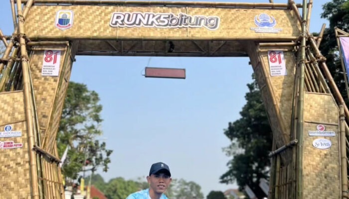 Pratu Irsan Raih Juara 2 Rangkasbitung Run 5K 2026, Harumkan Nama Yonif 754 Kostrad