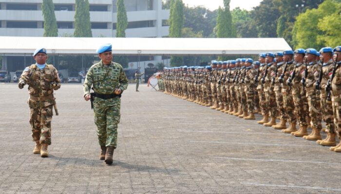 Panglima TNI Sambut Kepulangan Satgas Kizi TNI Kontingen Garuda XX-V MONUSCO