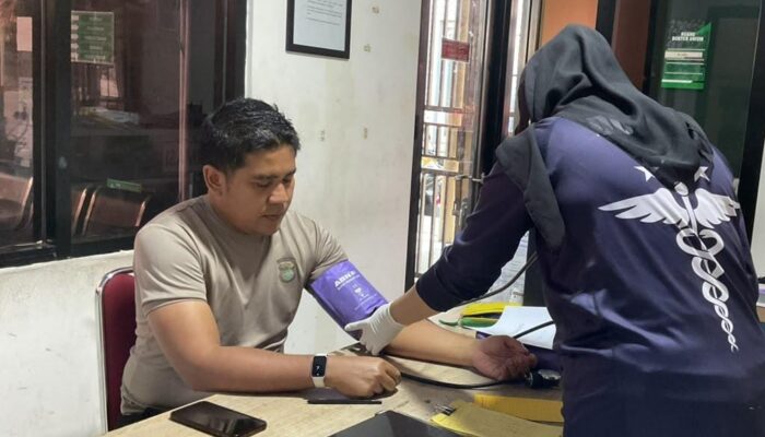 Sidokkes Polres Priok Laksanakan Skrining Risiko Penyakit Jantung Koroner bagi Personel PNPP