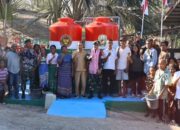 Yonarmed 12 Kostrad Revitalisasi Sumur Bor, Bantu Penuhi Kebutuhan Air Warga Perbatasan