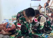 Hadirkan Layanan Kesehatan Bebas Biaya, Satgas Yonarhanud 2 Kostrad Gelar Khitan Gratis untuk Anak-Anak Desa Nino