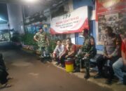 Koramil 07/Cipayung Gelar Patroli/Siskamling Cegah Tawuran dan Kenakalan Remaja