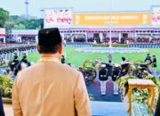 Panglima TNI Hadiri Upacara Penurunan Bendera Sang Merah Putih di Istana Merdeka