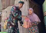 Jumat Berkah Yonarmed 12 Kostrad, Ringankan Beban Warga di Kampung Kelapa 2