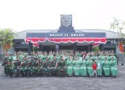 Purna Tugas, Prajurit Brigif 13 Kostrad Disambut Hangat Rekan Prajurit dan Persit