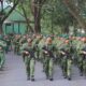 Yonif 323 Kostrad Sambut Personel Baru dan Lepas Prajurit Purna Tugas