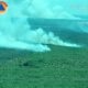 Pantau Dari Langit, Lanud Sjamsudin Noor Dukung Patroli Udara Helikopter Caracal TNI AU Dalam Penanganan Karhutla di Kasel