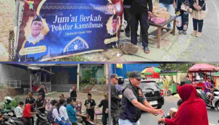 Pokdarkamtibmas Ring 215 Serua Gelar Jumat Berkah, Perkuat Silaturahmi dengan Masyarakat