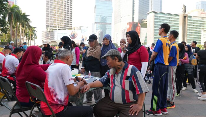 Sambut HUT ke-81 TNI, Bhakti Kesehatan TNI Layani Masyarakat di Jakarta