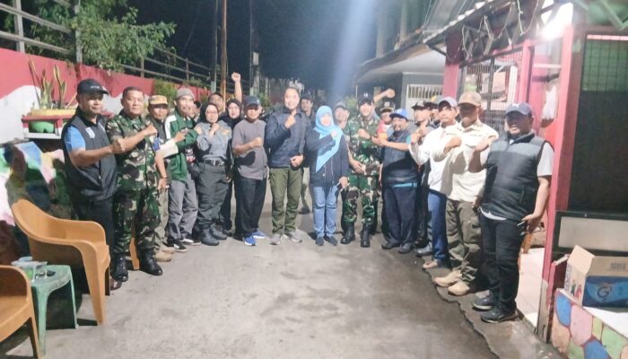 Koramil 05/Kramatjati-Makasar Gelar Patroli/Siskamling Jaga Keamanan Wilayah