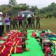 Tingkatkan Kesiapsiagaan Bencana, Pos Jaung Satgas Pamtas Yonarmed 13 Kostrad Gelar Apel Siaga Karhutla