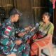 Yonarmed 12 Kostrad Perkuat Kepedulian Kesehatan Masyarakat Perbatasan melalui Program Stunting