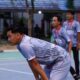 Sparing Voli, Petugas Lapas Narkotika Karang Intan dan LPP Martapura Jaga Kebugaran dan Sportivitas