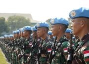 Prajurit Yonif 305/Tengkorak Diberangkatkan Mengemban Misi Perdamaian MONUSCO