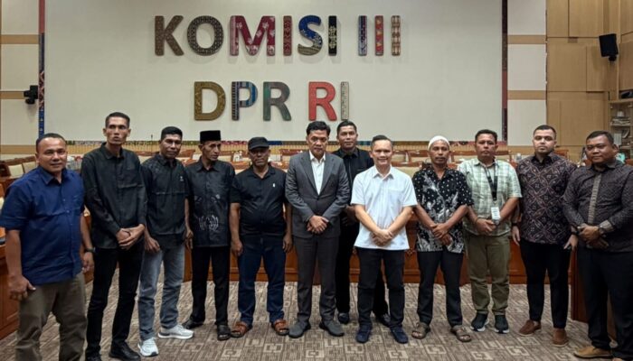 Tokoh Masyarakat Beutong Ateuh Sampaikan Dukungan Investasi kepada Komisi III DPR RI
