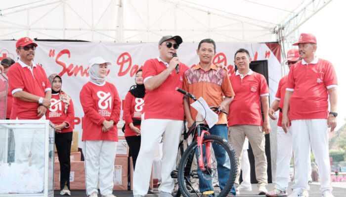 HUT ke-81 PMI Pemalang Meriah, Senam dan Donor Darah Diikuti Warga dari 14 Kecamatan
