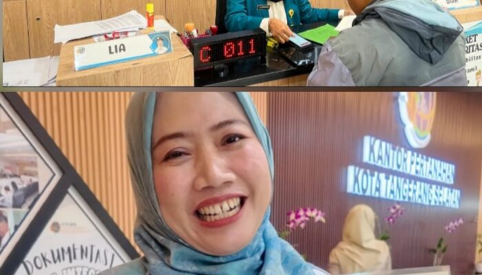 Kantah Tangsel Dorong Pelayanan Pertanahan yang Profesional Pemohon Apresiasi Proses Balik Nama Sertipikat