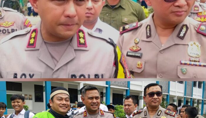 Kapolres Tangsel Tinjau SMPN 10 Terkait Dugaan Perundungan Polisi Kedepankan Komunikasi