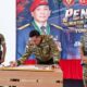 Wapang TNI Bersama Menhan RI Tinjau Kesiapan Yonif TP di Kalimantan Utara