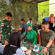 Semarak HUT ke-81 TNI di Perbatasan, Satgas Yonarmed 13/Nanggala Perkuat Kemanunggalan dengan Rakyat