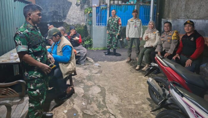 Koramil 07/Cipayung Gelar Patroli, Antisipasi Tawuran Malam Minggu