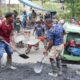 Kodim 1714/PJ Rampungkan Jembatan Beton Merah Putih Tahap VII di Kampung Kulok Enggame
